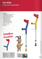 Rebotec Paar Unterarmgehstütze KIDS