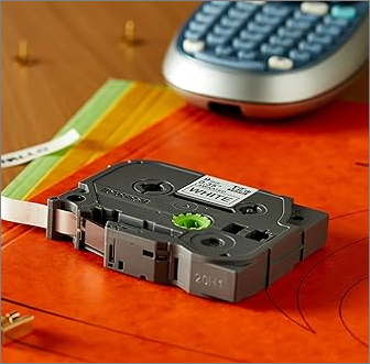 brother Tape Cassette 9mm Black/white M K221