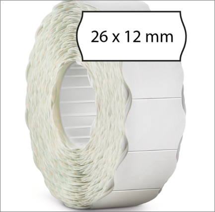 Etiketten für Preisauszeichner (weiß)