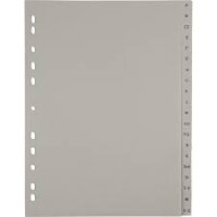 Register A-Z, A4, grau
