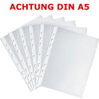 Klarsichthüllen !!A5!!  100 St.