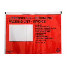 Lieferscheintaschen mit Aufdruck, 250 St., C6
