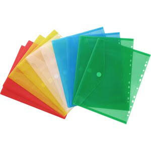 Dokumententasche A4, abheftbar, versch. Farben